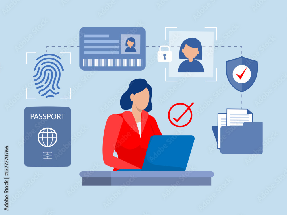 KYC or know your customer , Idea of business identification and finance safety. Analyzing Client Surveys customer concept