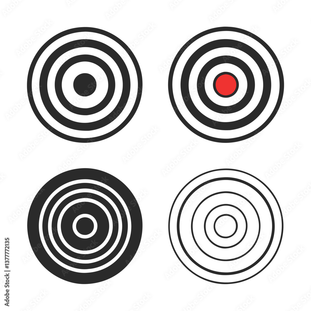 Target Icon – Precision Aim Symbol for Business and Marketing Target Icon – Precision Aim Symbol for Business and Marketing