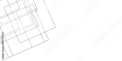 Abstract modern architecture 3d illustration, blurred patterns. Gray and white texture background modern circle background minimal corporate business presentation, banner design.