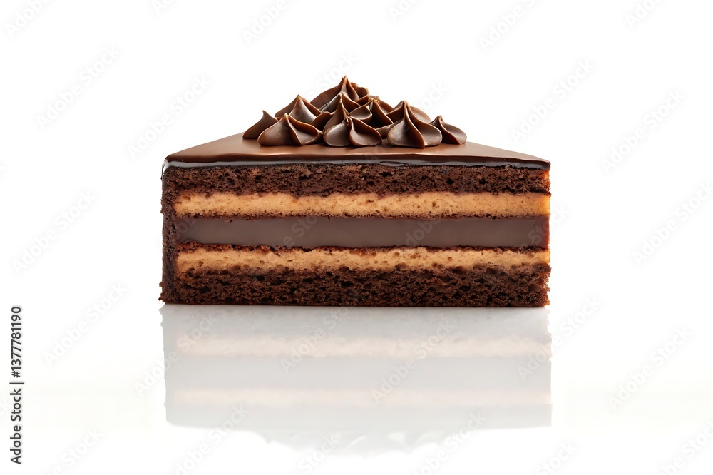 Indulge in a decadent triple-layer chocolate cake, a rich masterpiece with smooth chocolate frosting and a hint of caramel, reflecting pure deliciousness. Indulge in a decadent triple-layer chocolate cake, a rich masterpiece with smooth chocolate frosting and a hint of caramel, reflecting pure deliciousness.