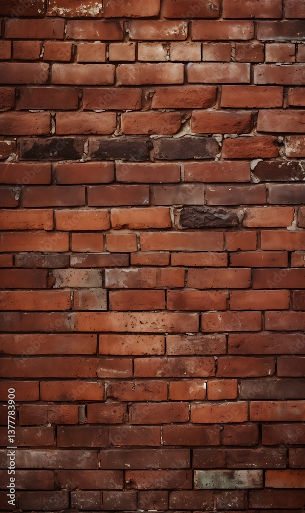 Obraz premium Brown brick wall texture background, brick wall seamless pattern