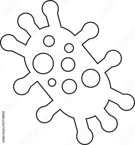 Coronavirus icon. Covid 19. Virus stop sign. Vector