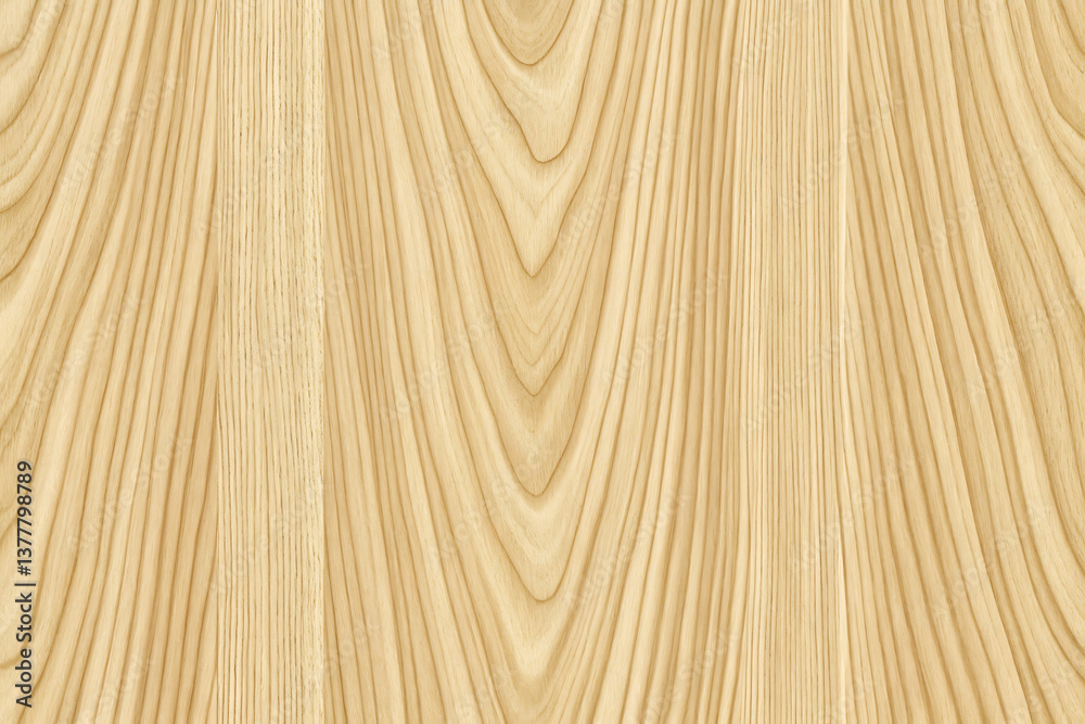 Naklejka premium Light Brown Wood Texture Background with Natural Grain and Patterns for Design
