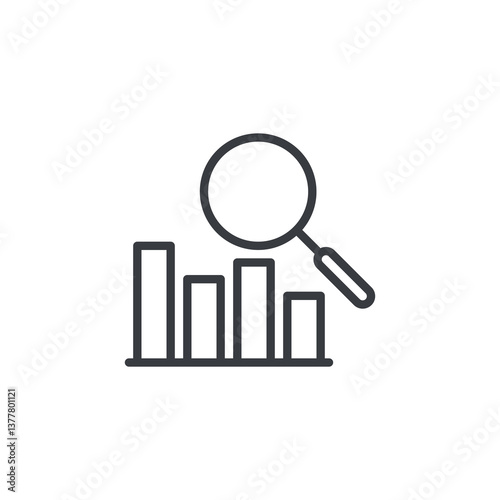 Competitive Analysis line icon