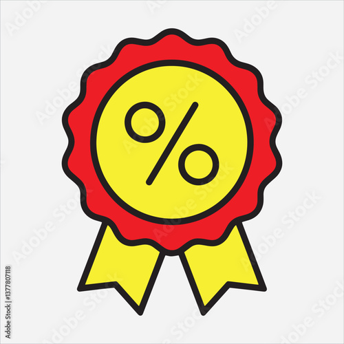Real Offers icon vector image, Special offer