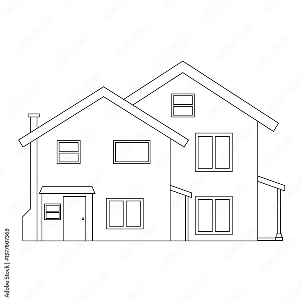 The Line Art of House The Line Art of House