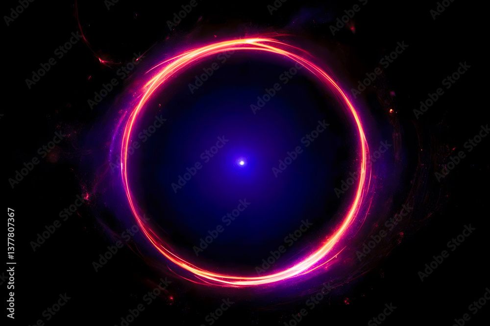 Obraz premium abstract glowing circle
