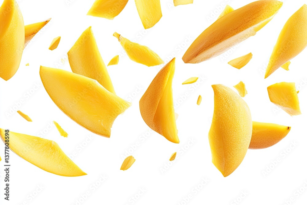 Mango Slices in Motion Mango Slices in Motion
