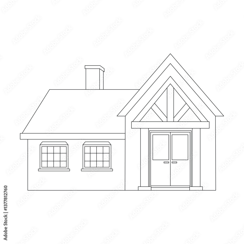 The Line Art of House The Line Art of House
