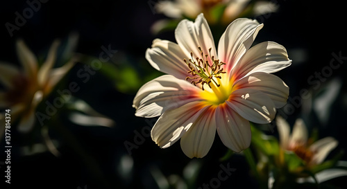 beautiful natural floral background, different kind of floral, created by generative ai