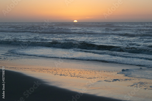 Wallpaper Mural Sunset over the Ocean Horizon, Senegal, Africa Torontodigital.ca