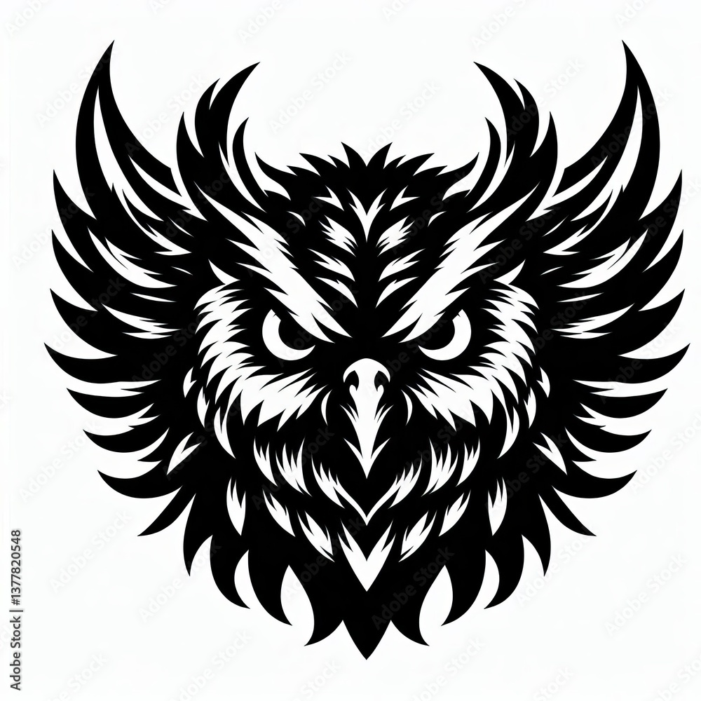 Obraz premium Artistic Wildlife Illustration of Various Bird Silhouettes
