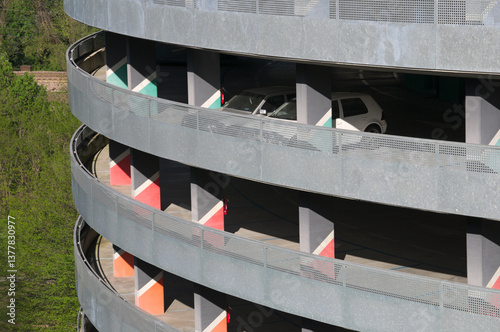 Round Shape Multi-level Parking Garage photo