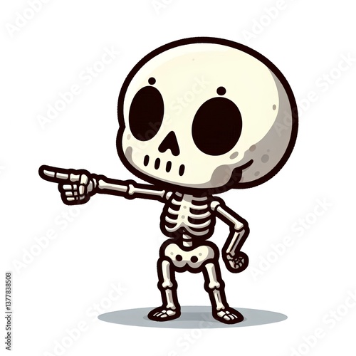Skeleton pointing