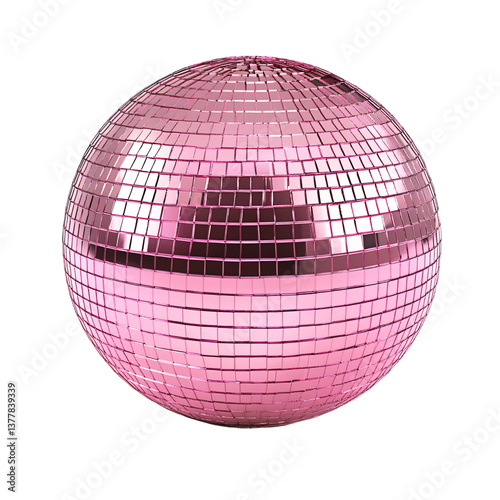 pink disco ball