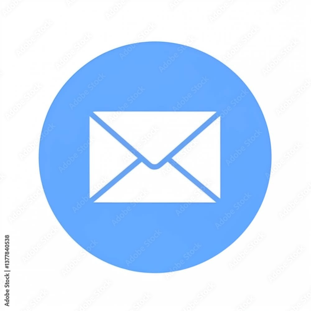 Smooth Zoom-In Envelope Icon Animation Smooth Zoom-In Envelope Icon Animation