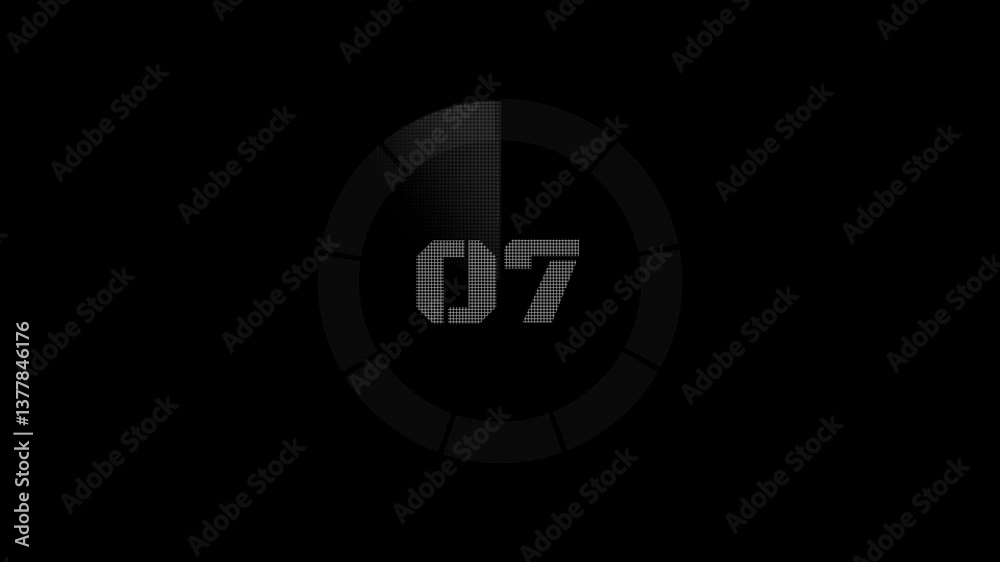 Countdown Timer Motion Graphic Animation Countdown Timer Motion Graphic Animation