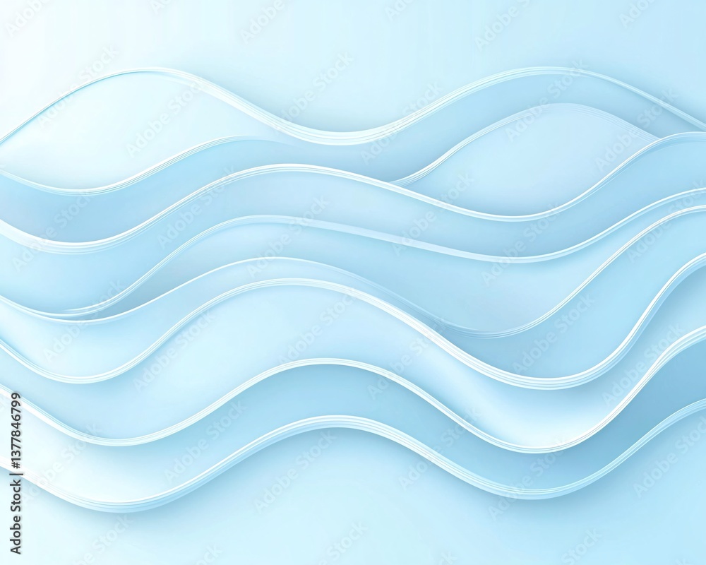 Fototapeta premium Minimalist digital abstraction, soft pastel gradients flowing seamlessly, subtle noise textures, gentle light diffusion, modern and clean aesthetic, elegant simplicity, futuristic design concept