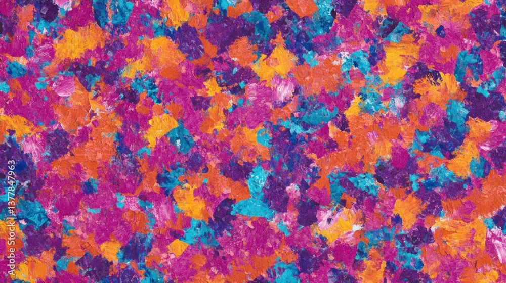 Vibrant Hues: An Abstract Expression of Color and Texture Vibrant Hues: An Abstract Expression of Color and Texture