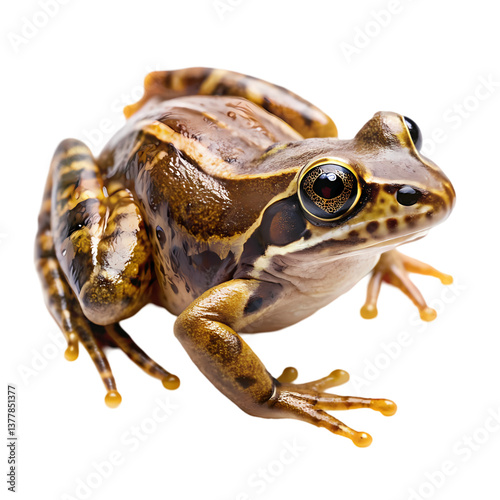 Brown Frog Stock Photo