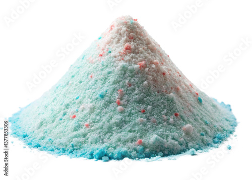 Detergent powder isolated on white background