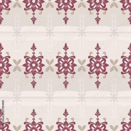 seamless pattern with floral pattern