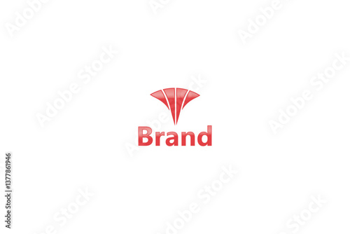 Letter T Elephant or Zebra Logo Design with White Background