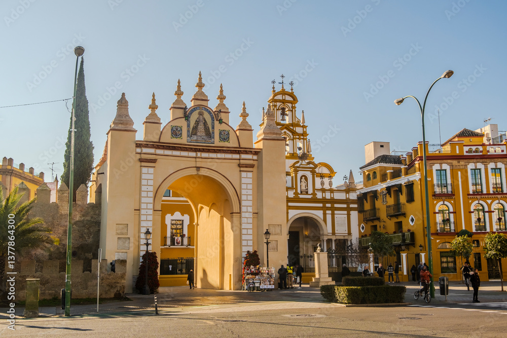 Arco de la Macarena in Seville, Spain