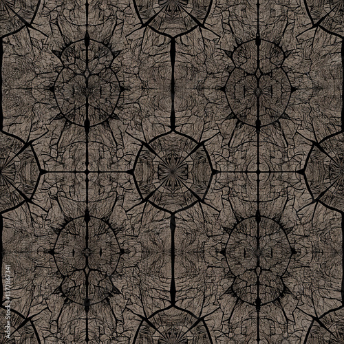 grunge background with floral elements