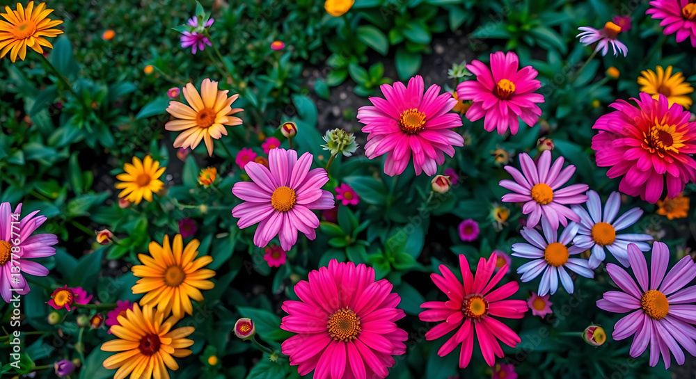 beautiful natural floral background, different kind of floral, created by generative ai beautiful natural floral background, different kind of floral, created by generative ai