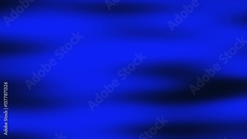 Wallpaper Mural Blue velvet like waves undulate in a calming, surreal ASMR animation. Torontodigital.ca