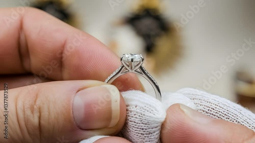 Close-Up Photograph of One Person Gently Placing a Ring on Another's Finger, Capturing the Symbolic Moment of Love, Commitment, and the Beginning of a Lifelong Journey Together