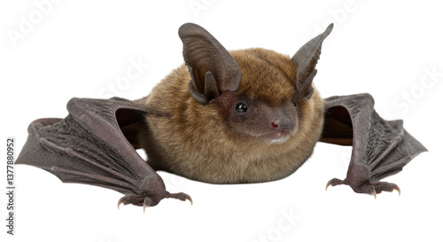Obraz na płótnie Isolated Brown Bat