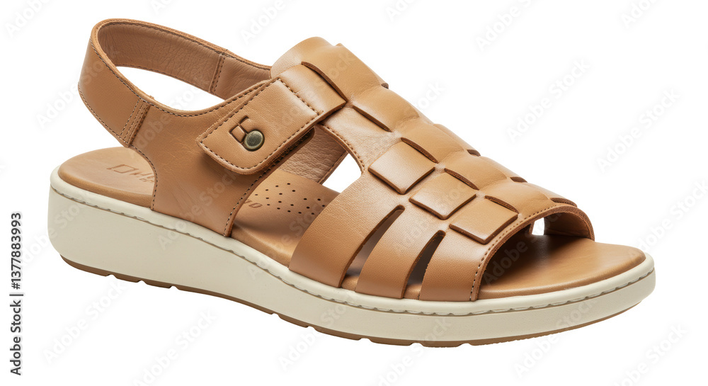 Isolated Leather Sandal Isolated Leather Sandal