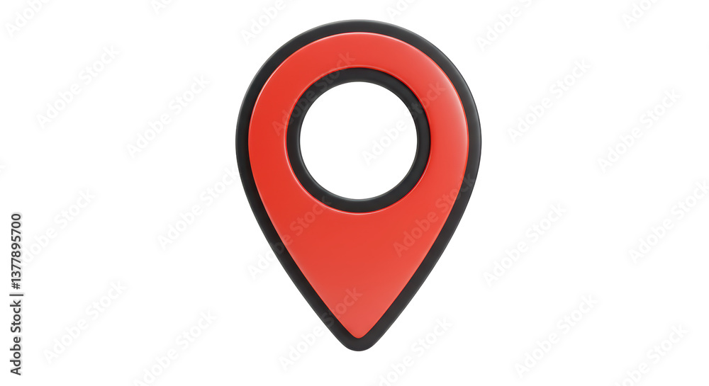 Isolated Red Map Pin Isolated Red Map Pin