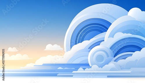 Colorful Cloud Sky View