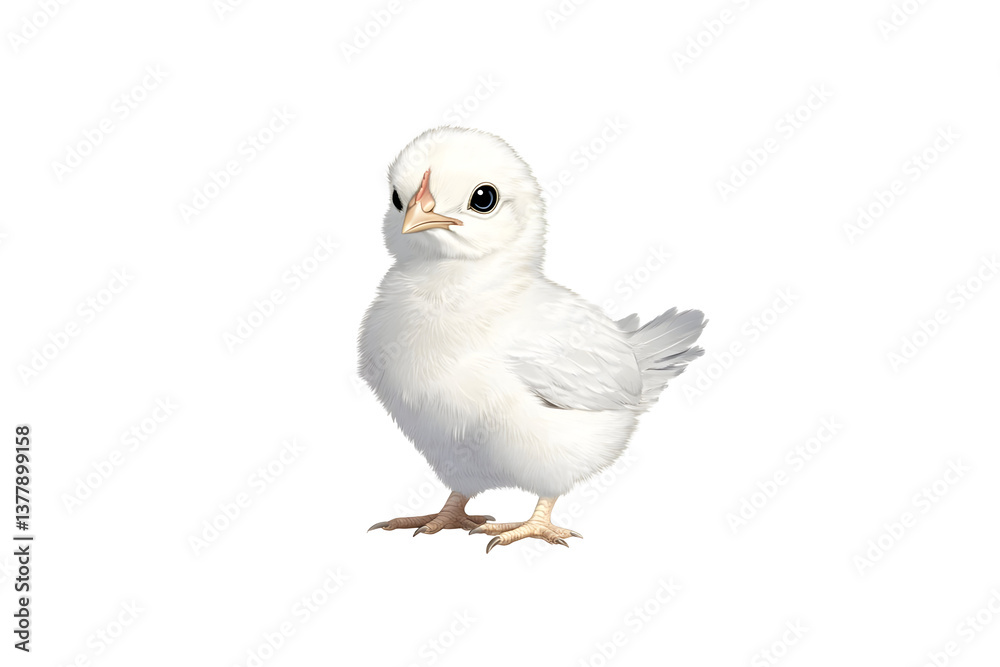 Isolated White Chick Illustration A Cute Baby Bird On Transparent Background Isolated White Chick Illustration A Cute Baby Bird On Transparent Background