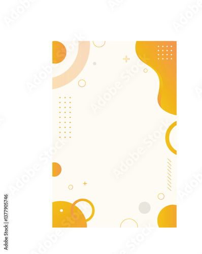 Modern Yellow Abstract Geometric Background for Graphic Design
