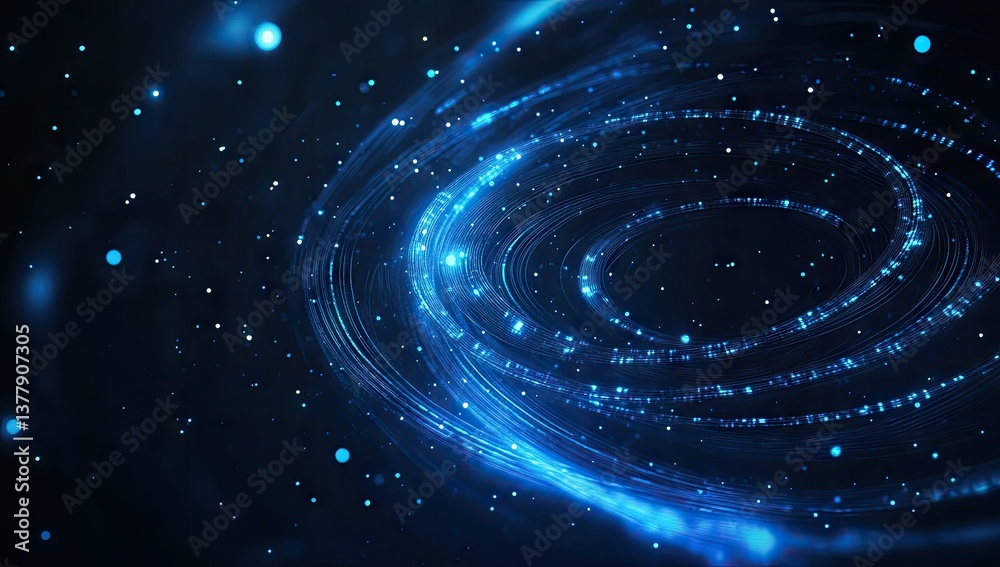 Obraz premium Abstract swirling cosmic nebula