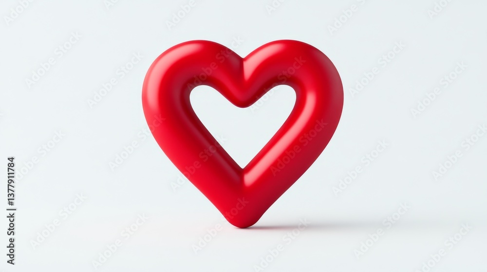 heart rate symbol and a red 3D heart on white background
heart rate symbol and a red 3D heart on white background