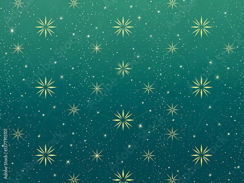 seamless pattern with stars