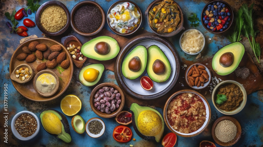 Fototapeta premium Colorful Culinary Art