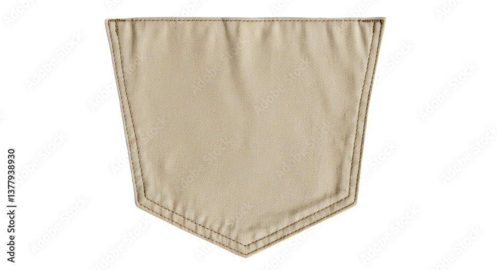 Obraz premium Isolated Beige Pocket