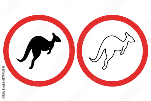 No Kangaroo Signs
