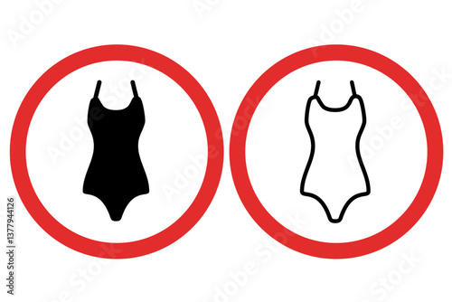 No Swimsuit Icons