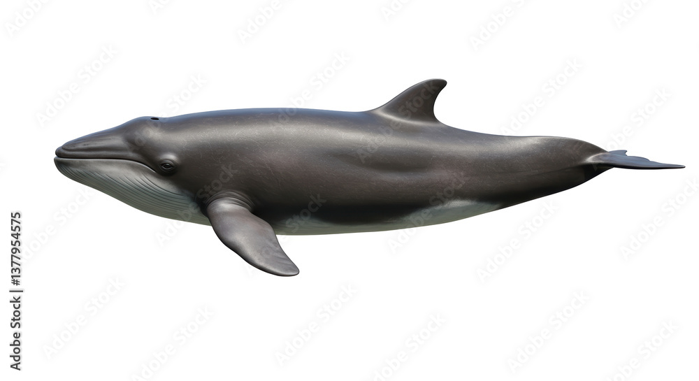 Naklejka premium Isolated Whale