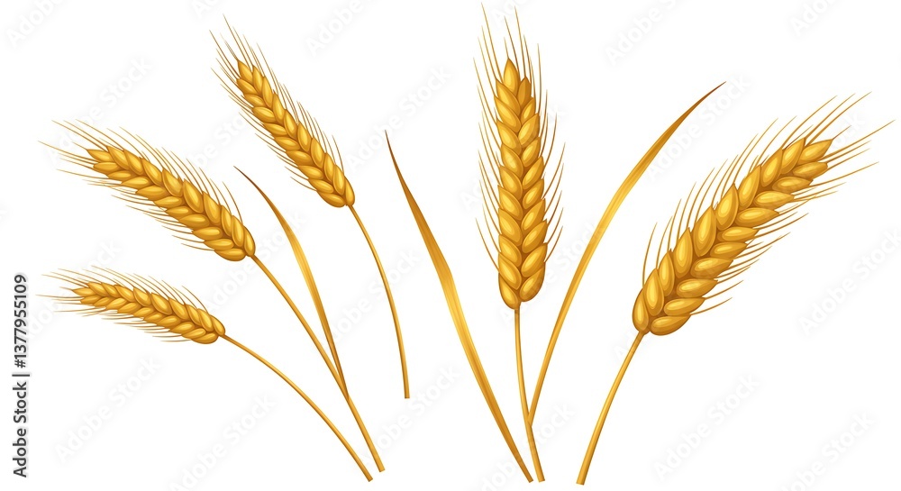 Fototapeta premium Golden Harvest's Embrace AI Generated