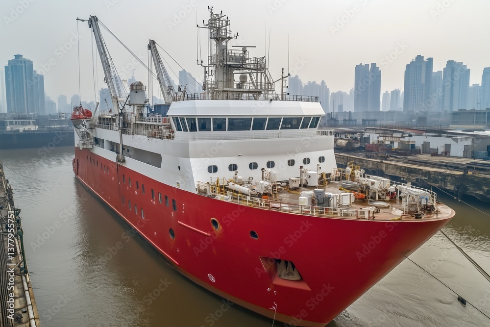Naklejka premium rescue diving vessel