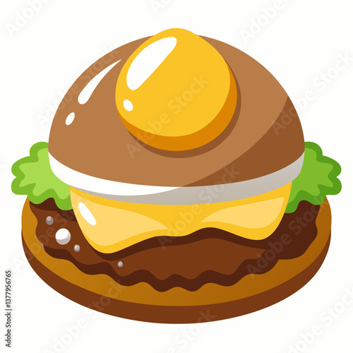 hawaiian loco moco with gravy covered burger patty
