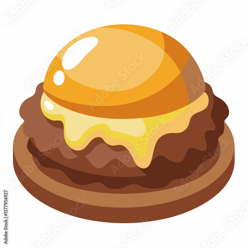 hawaiian loco moco with gravy covered burger patty